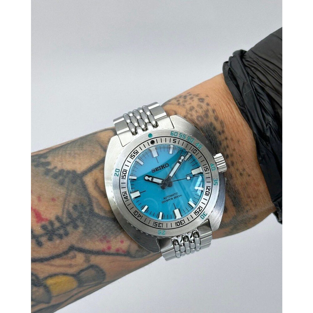 Custom Seiko Mod • Lake Blue Doxa • 44mm